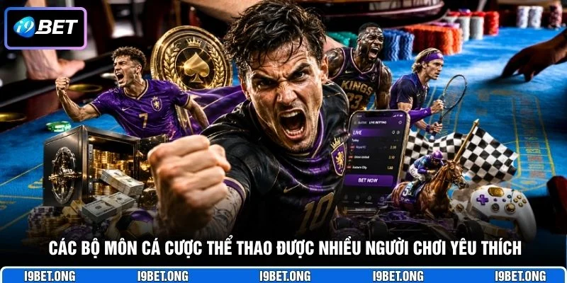Các bộ môn cá cược thể thao được nhiều người chơi yêu thích